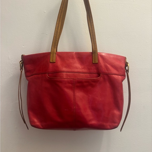 Hobo Cecily Red Leather Tote - Picture 2 of 8